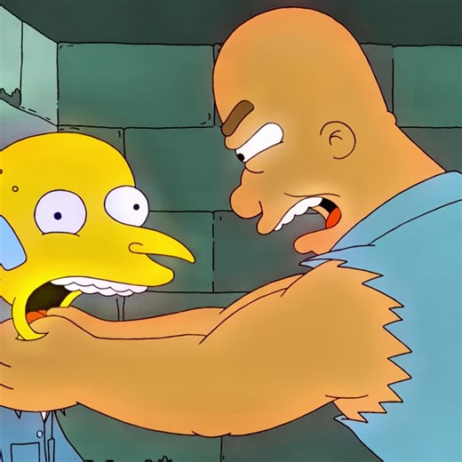 La transformación de Burns.#simpsons | the simpson