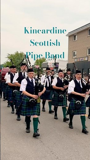 Marching Down Queen Street with the Kincardine Scottish Pipe Band | Saturday Night Parade #bagpipes