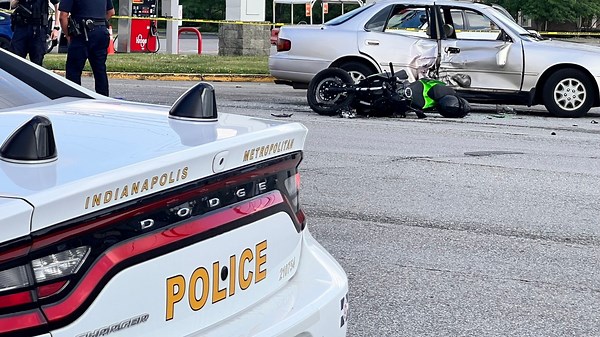 Motorcyclist critically injured in crash on west side of Indianapolis