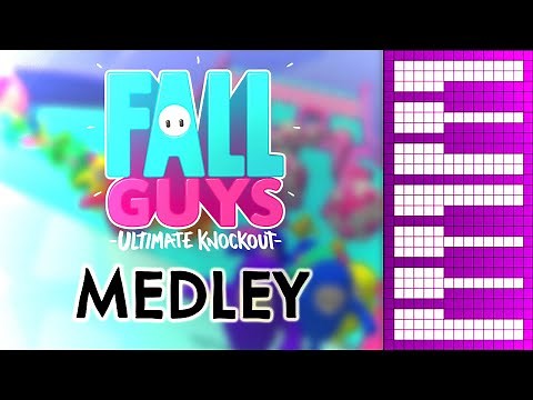 Fall Guys OST [PNG HQ Piano Medley] | ALL 11 SONGS!!