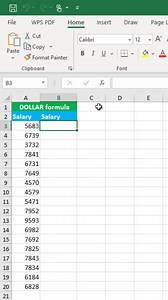 6.1K views · 32 reactions | DOLLAR formula in excel | Time to Office | Facebook