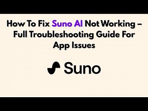 How To Fix Suno AI Not Working (2026) – Full Troubleshooting Guide For App Issues