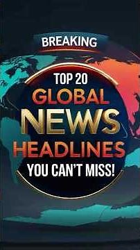 Top 20 Global News Headlines You Can’t Miss!