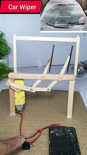 Car Wiper Mechanism #science #project #experiment