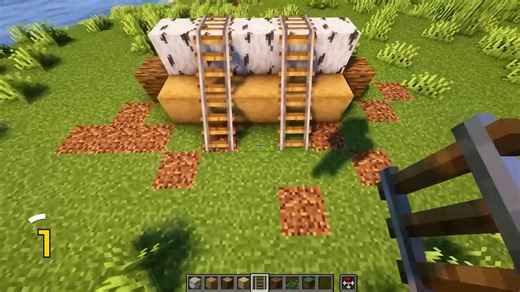 Outdoor Minecraft builds that shape the landscape