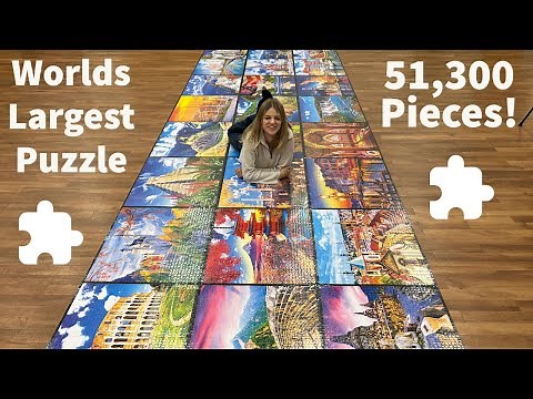 I COMPLETED THE WORLDS LARGEST PUZZLE!!!!