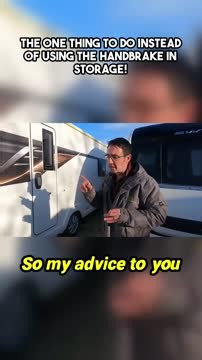 That sinking feeling when your caravan handbrake is totally stuck after storage? 😬 Stop the seize-up before it happens! This essential maintenance hack from Mark is a game-changer for keeping your vehicle ready to roll. The secret involves wheel chocks (or even bricks!) and taking a stand... literally! See the dead-cheap fix that prevents one of the most common storage nightmares for motorhome and caravan owners. #CaravanTips #MotorhomeLife #StorageHacks #DIYCaravanning #VehicleMaintenance | Th