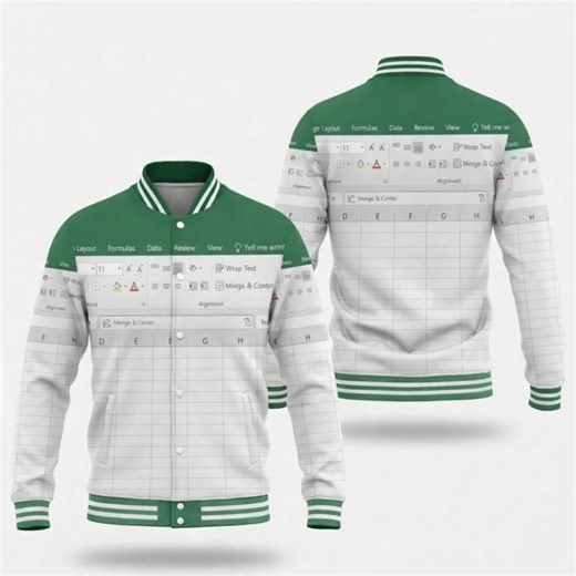 Buy Funny Excel Baseball Jacket, Funny Microsoft Excel Baseball Button Jacket 2025, Microsoft Graphic Jacket, Excel Funny Work Shirt Online in India - Etsy