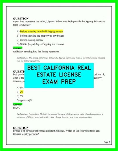 California Real Estate License Exam Prep 2026 Complete Course with Practice Questions & Tips