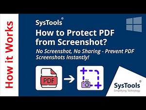 Protect PDF from Screenshot | How to Protect PDF from Screenshot Capture | Screenshot Protected PDF