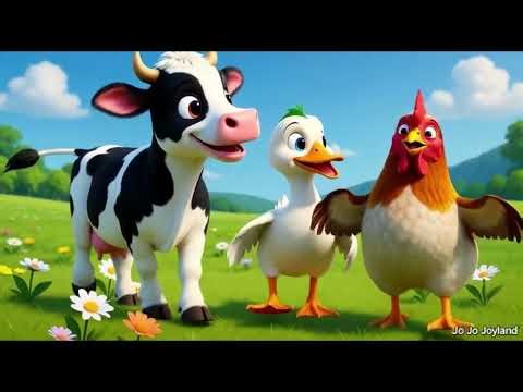 Baby Mo Mo Cow | Cute Farm Animal Song for Kids | Fun Nursery Rhyme Adventure