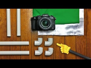DIY Green Screen Frame made of PVC - Knoptop