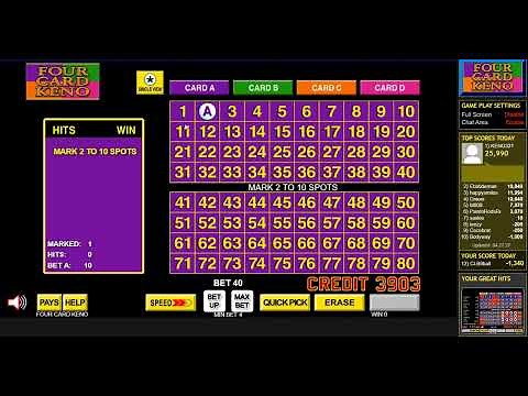 Four Card Keno: 5 Spot Strategies. 6-13-22