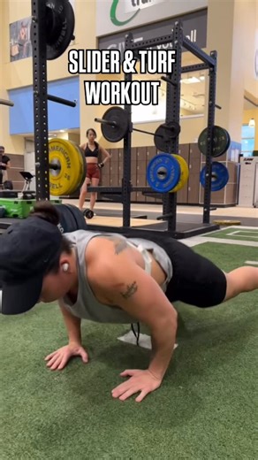 Marisol Perez on Instagram: "Slider & turf workout! Save, share, and try when you get to the gym!"