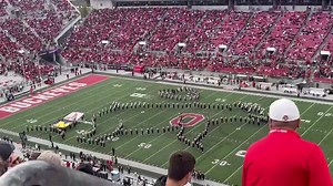 The Ohio State marching band was mocking Michigan during halftime 😳 | Woodward Sports