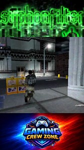 Taser in the Syphon Filter is so Satisfying 🔌⚡ #retrogaming #retro #retrogames #syphonfilter #reelsviralシ | Gaming Crew Zone
