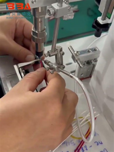 Small semi-automatic soldering machine semi auto welding machine for electronics video demonstration