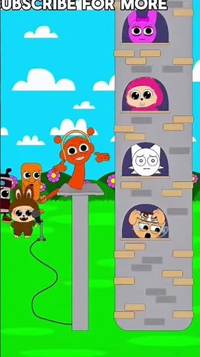 POV New Kiss Run Challenge - Oren vs Black, Pinki | Incredibox Sprunki #incredibox