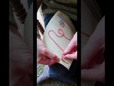 Binca Stitching Lesson No.2 : Enhanced Running Stitch