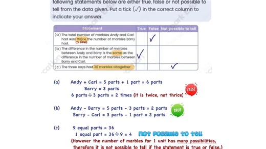 P5 Word Problems_True False not possible to tell questions_HW Q2