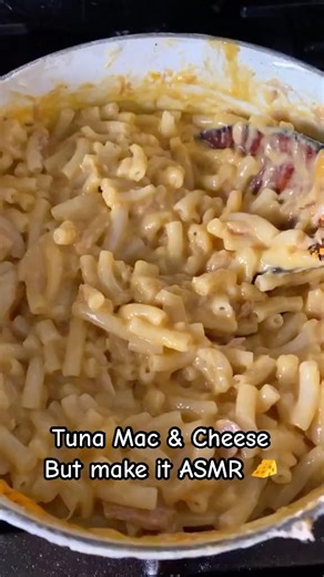 ASMR Tuna Mac & Cheese