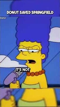 The Time That Donut Saved Springfield #simpsons #shorts #funny #thesimpsons #funnyvideo