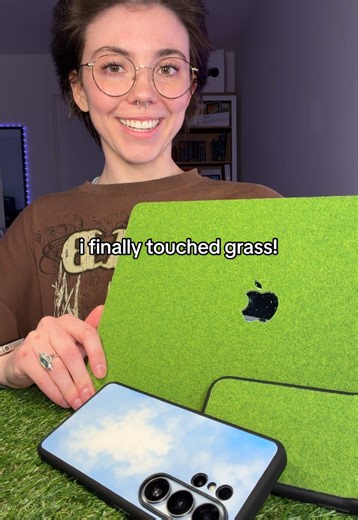 Touch Grass: I Covered My Tech in It! 😅