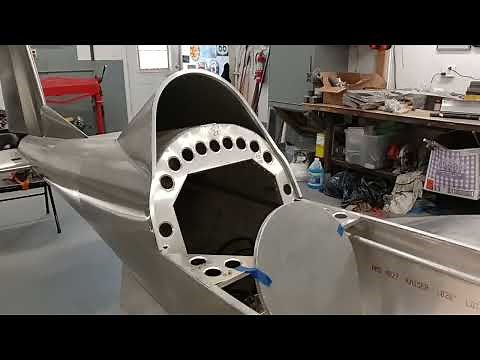 Clarus VTwin Engine Installation in Ultracruiser with flight controls.