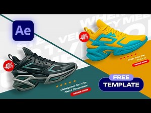 Animated Product Promo in Adobe After Effects | Easy Beginner Tutorial | Free Template