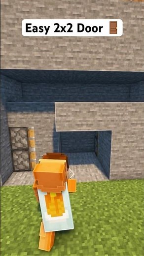 EASY 2x2 Flush Door in Minecraft Java! #minecraft #secretbase