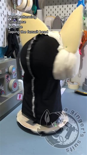 Creating a Cat Fursuit Head: Timelapse Tutorial