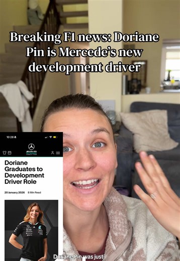 Doriane Pin Joins Mercedes-AMG F1 as Development Driver