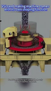 💥⚙️ VSI SAND MAKER | BUILT-IN SHAPING FUNCTION!#machine #sand #stone #crusher #factory #mining