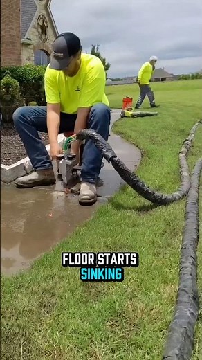 How Sinking Concrete Floors Are Fixed in Minutes