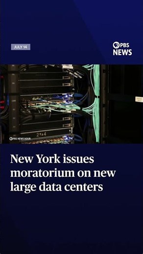 New York issues moratorium on new large data centers