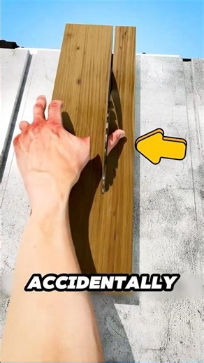 What happens If you accidentally touched a table saw? 🤯
