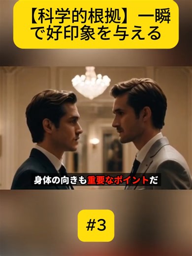 【科学的根拠】一瞬で好印象を与える『第一印象の法則』 - 3 #雑学 #豆知識 #恋愛