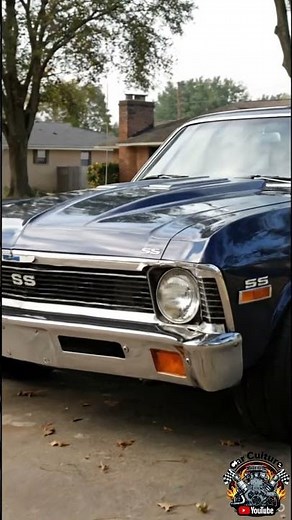 Pure Power: 1970 Chevy Nova SS 396! 🏎️💨