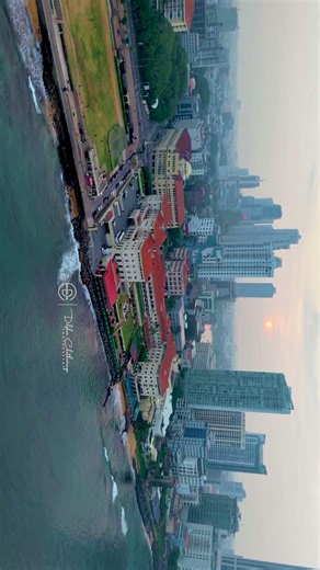 Eagle Eye View of @GalleFaceColombo | @DilshanChathurangaPhotography | #wedding