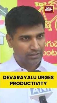 #TDPMP #LavuSriKrishnaDevarayalu Calls for Productive Parliament, Defends #SIR Transparency