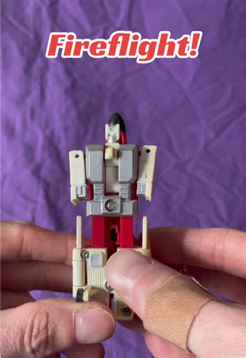 #Hasbro lost the trademark for Fireflight’s name at one point, so he would also be called Firestrike, Firefly, and…for some reason…Air Raid. #G2 #Transformers #Autobots