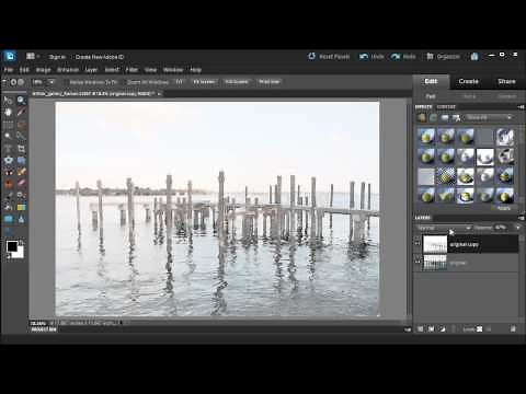 Learn how to use the effects panel in Adobe Photoshop Elements 10