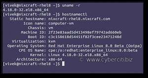 Find Linux / UNIX Kernel Version Command