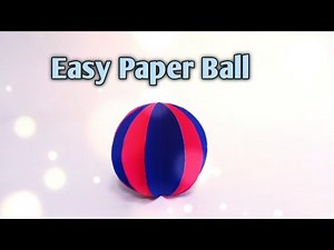 Easy Paper Ball / Easy Paper Craft / Paper Decoration - Shamina's DIY