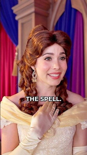 Belle's Magical Moment: How LOVE Broke the Beast's Spell! 💖✨ #belle #beautyandthebeast #disneyland