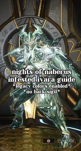 ⟡ infested ivara guide ⟡ #warframe #warframecommunity #warframe1999 #fashionframe #tennocreate