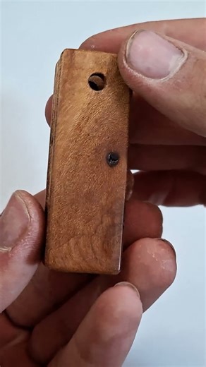 How to Make a Wooden Keychain #woodworking #wood #woodcraft
