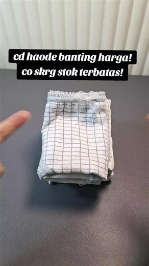 cd haode lg banting harga!co skrg dikeranjang kuning.stok terbatas.... #cdwanita #celanadalamwanita #cdmurah