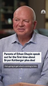 Stacy and Jim Chapin, the parents of Ethan Chapin, one of the four victims in the Idaho college murders case, are speaking out for the first time since Bryan Kohberger's surprise plea deal. In an exclusive interview, they share how they reacted to the chilling confession and how they're honoring their son's memory. | NBC News