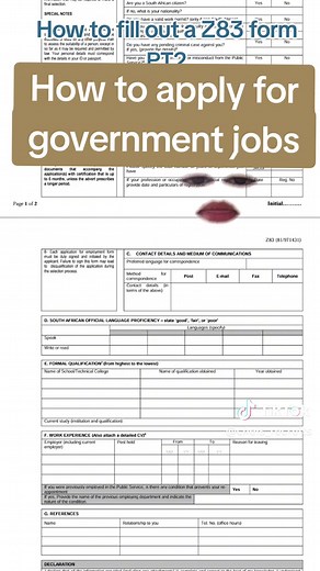 How to Fill Out a Z83 Form: Part 2